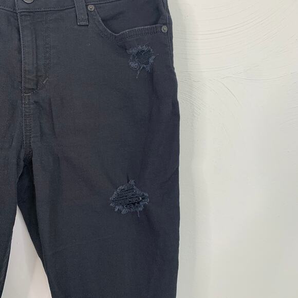Joe’s Jeans Black Distressed Skinny Jeans - Picture 4 of 11